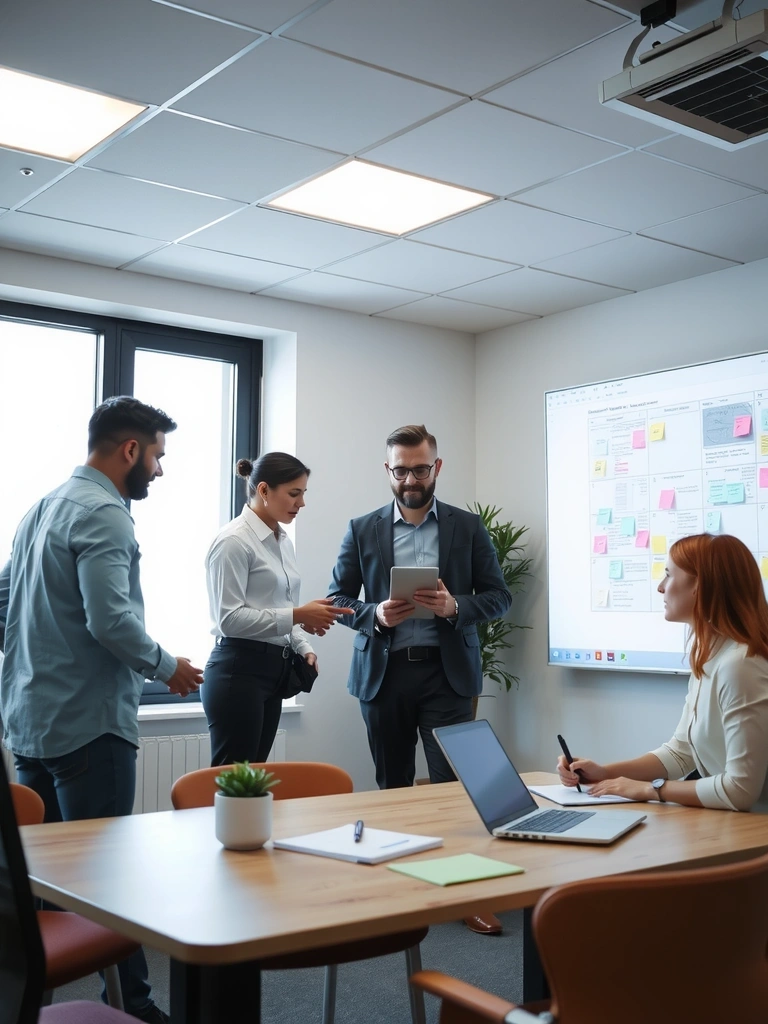 Náš tým při práci